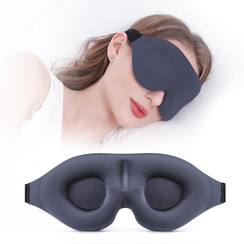 Sleep Eye Mask 3D - Máscara de Dormir 3D Contornada, Bloqueadora