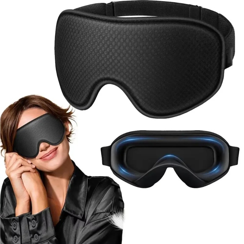 Sleep Eye Mask 3D - Máscara de Dormir 3D Blackout Respirável,
