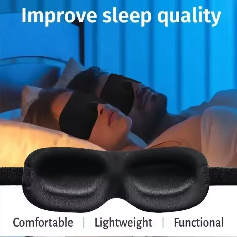 Sleep Eye Mask 3D - Máscara de Dormir 3D Ajustável e