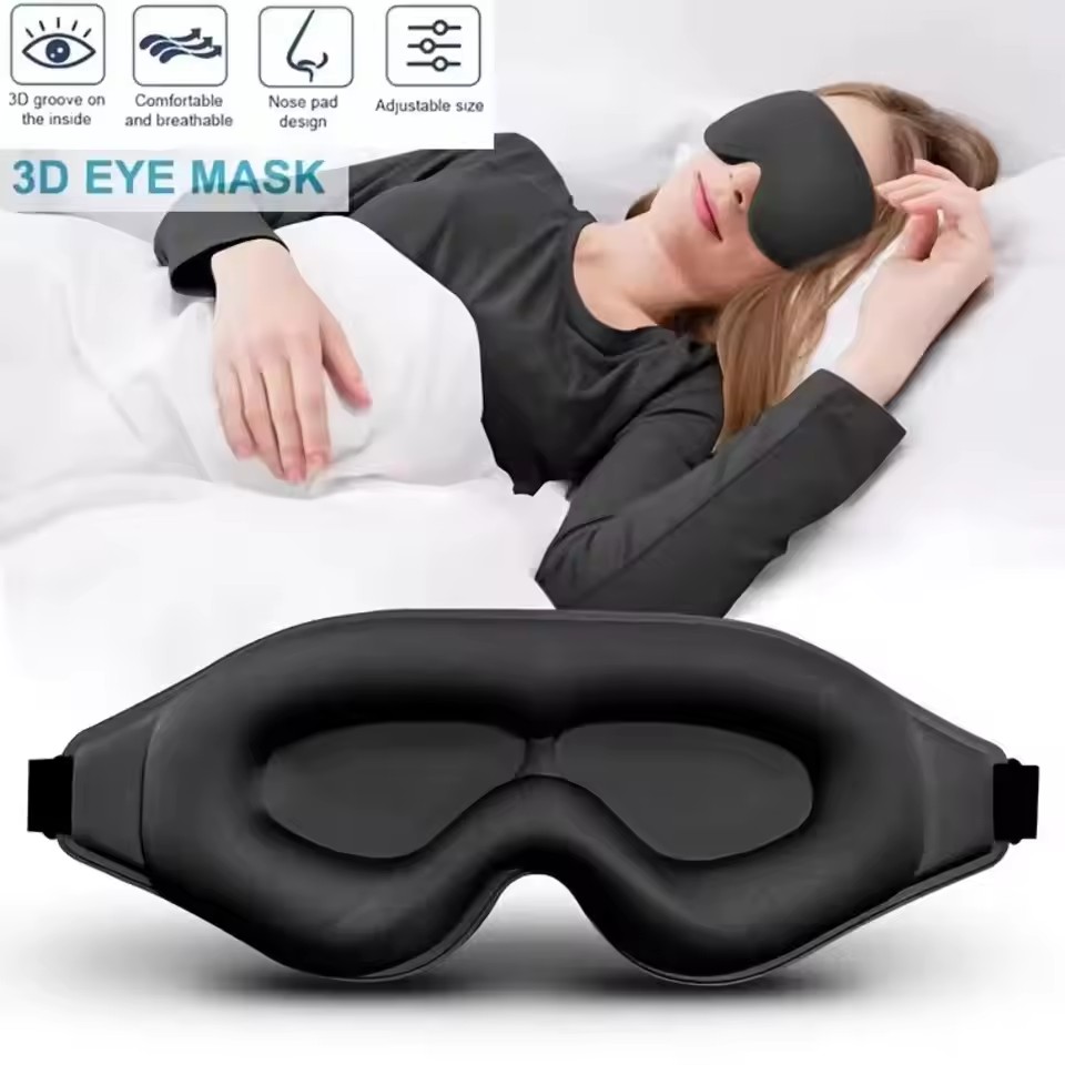 Sleep Eye Mask 3D - Máscara para Olhos 3D, Máscara de