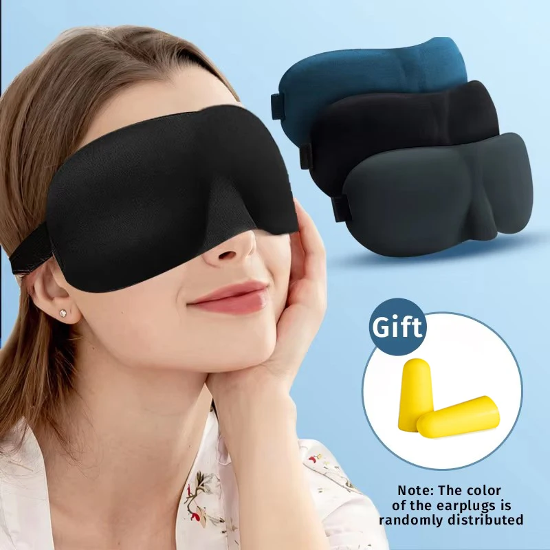 Sleep Eye Mask 3D - Máscara para Dormir 3D Contornada, Venda