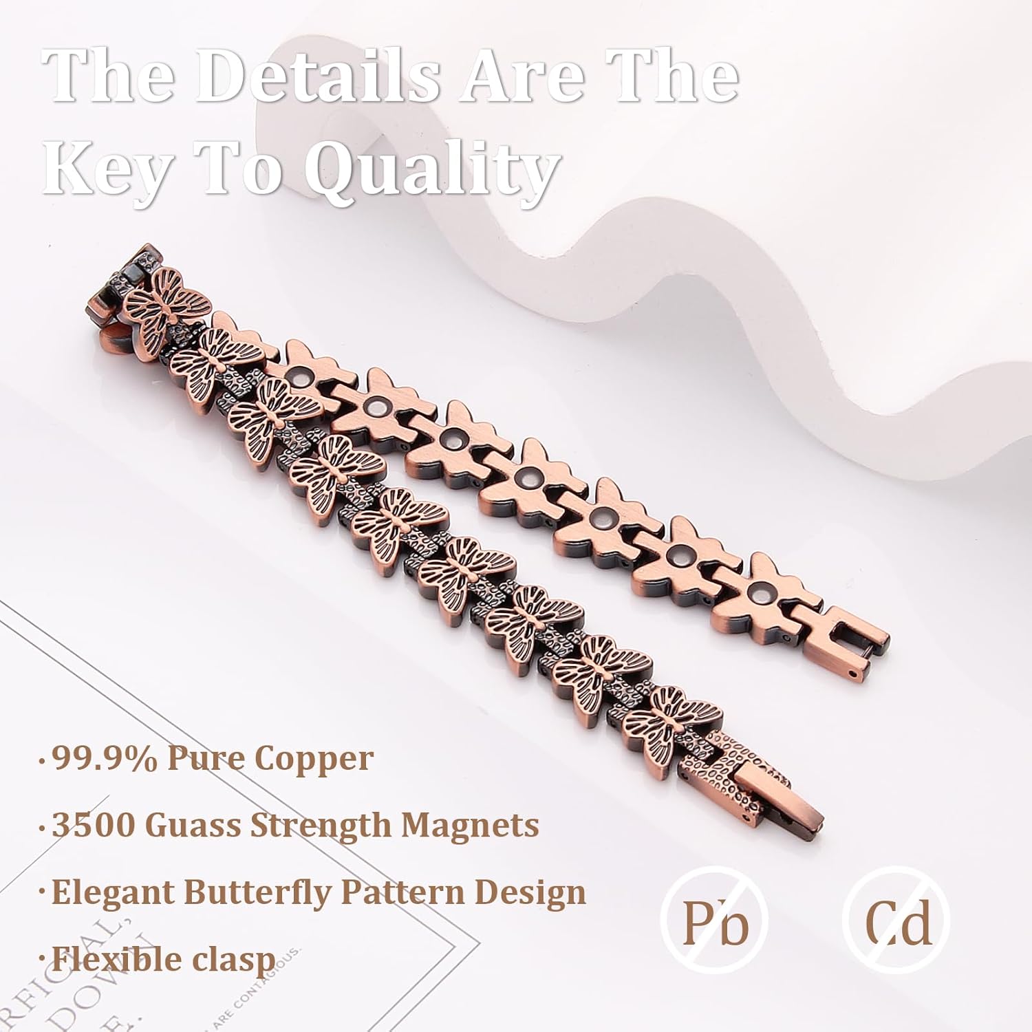 Pulseira Magnética de Cobre Pr - Health Wellness Bracelet avaliação e preço