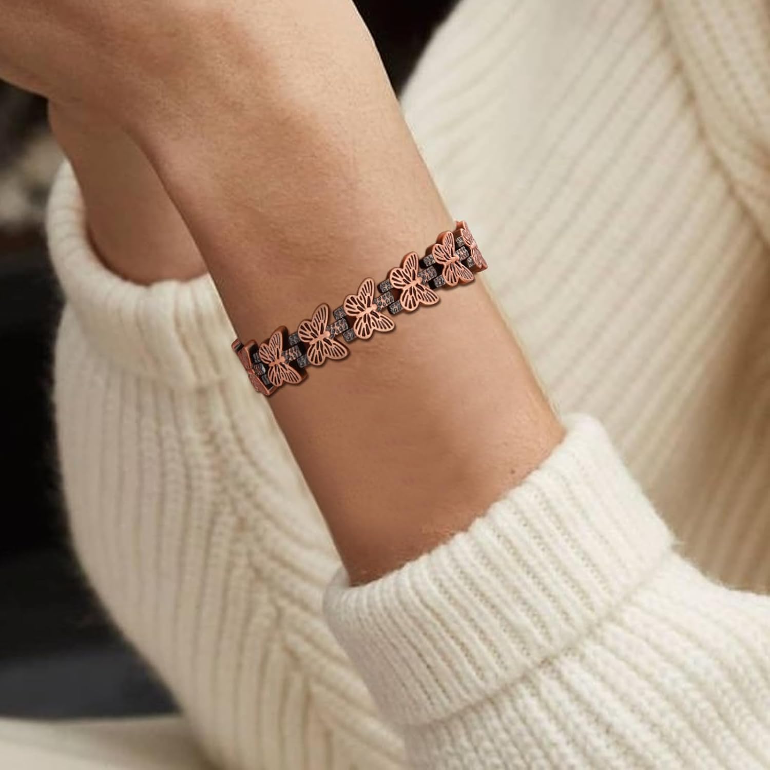 Pulseira Magnética de Cobre Pr - Health Wellness Bracelet avaliação e preço