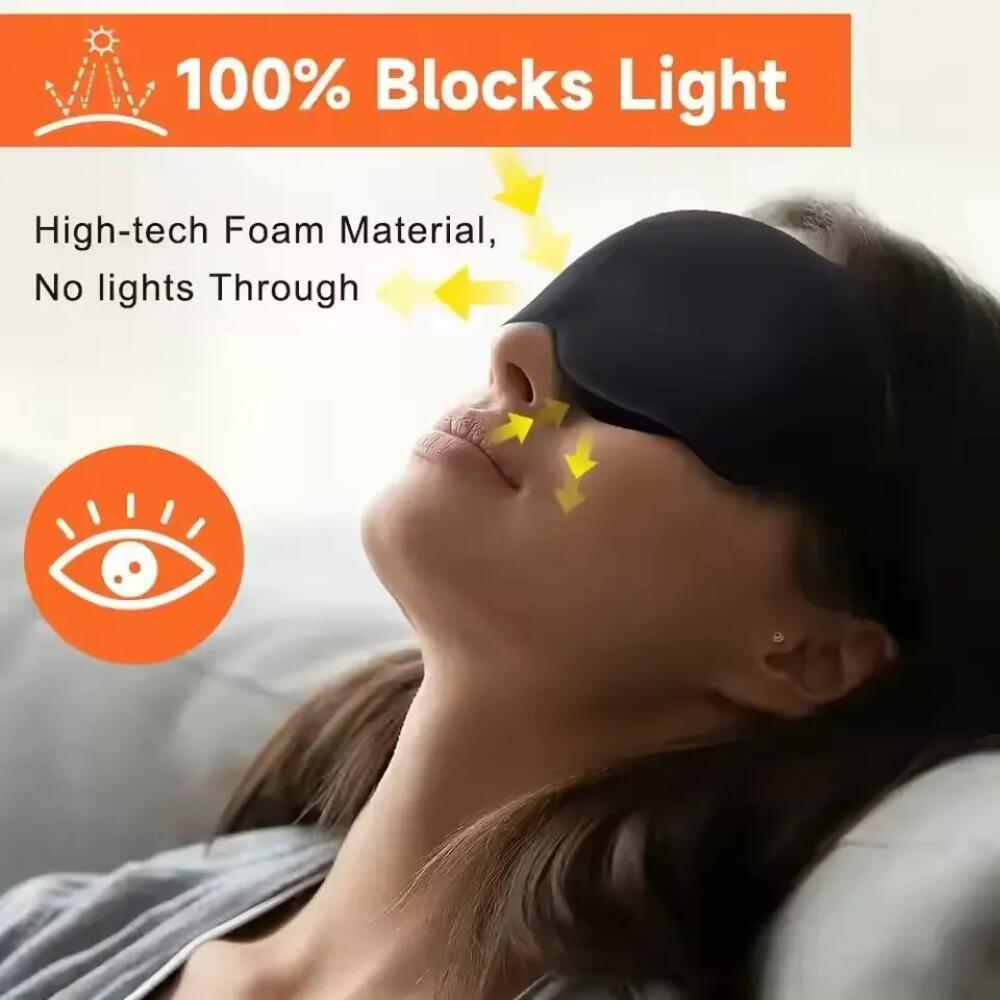 Nova Máscara de Olhos 3D para  - Sleep Eye Mask 3D avaliação e preço