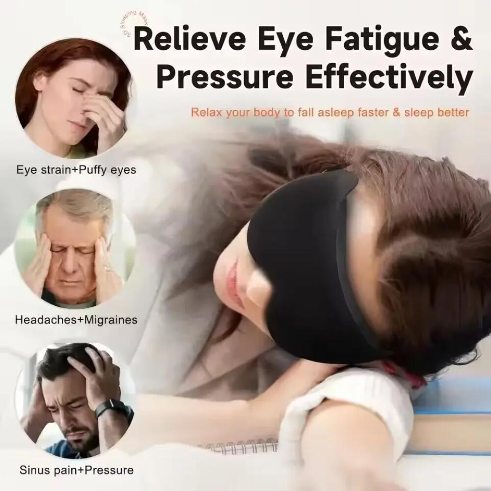 Nova Máscara de Olhos 3D para  - Sleep Eye Mask 3D avaliação e preço