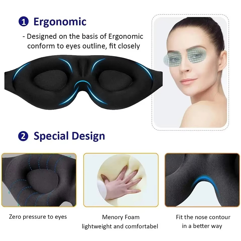 Máscara de Dormir Portátil par - Sleep Eye Mask 3D avaliação e preço