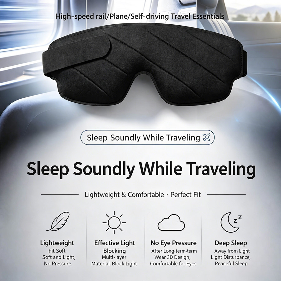 Máscara de dormir 3D contornad - Sleep Eye Mask 3D avaliação e preço