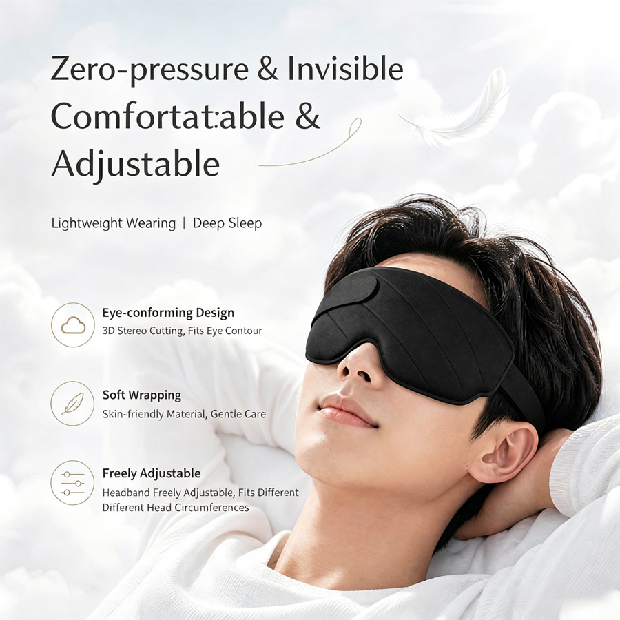 Máscara de dormir 3D contornad - Sleep Eye Mask 3D avaliação e preço
