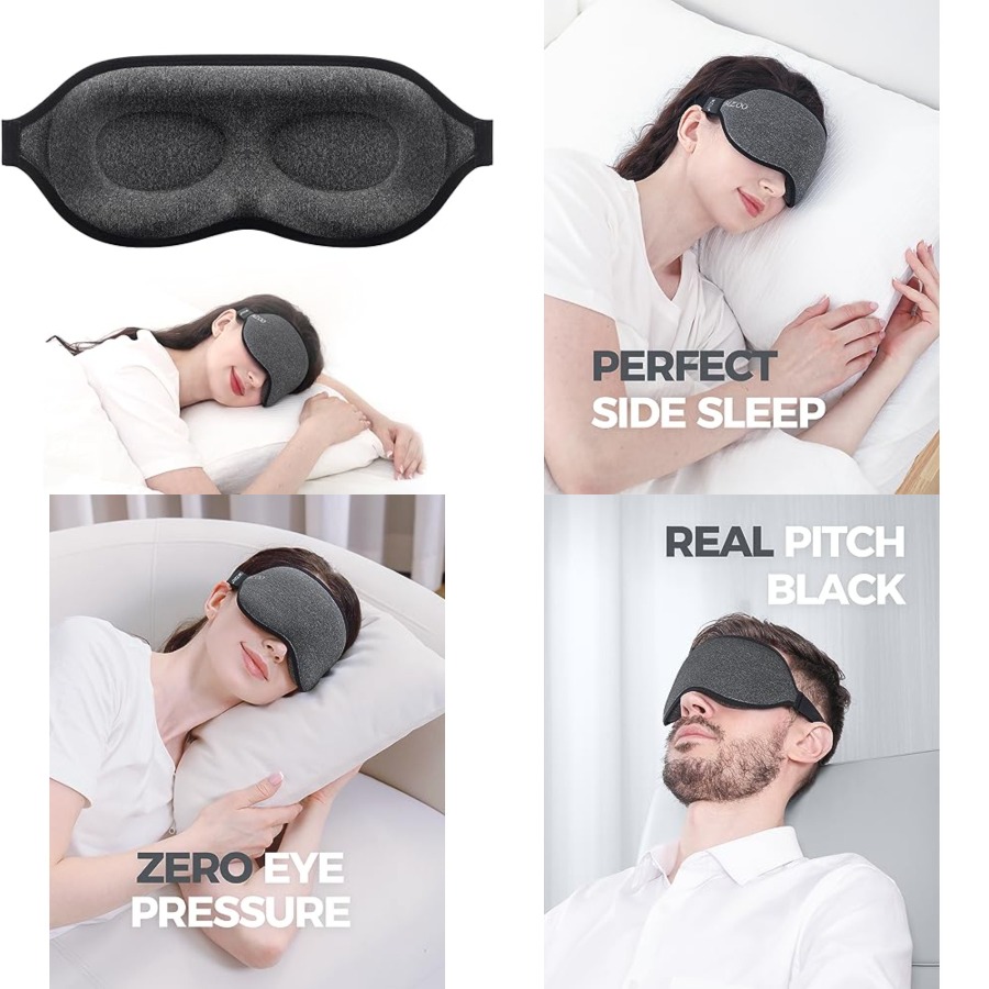 Máscara de Dormir de Luxo para - Sleep Eye Mask 3D avaliação e preço