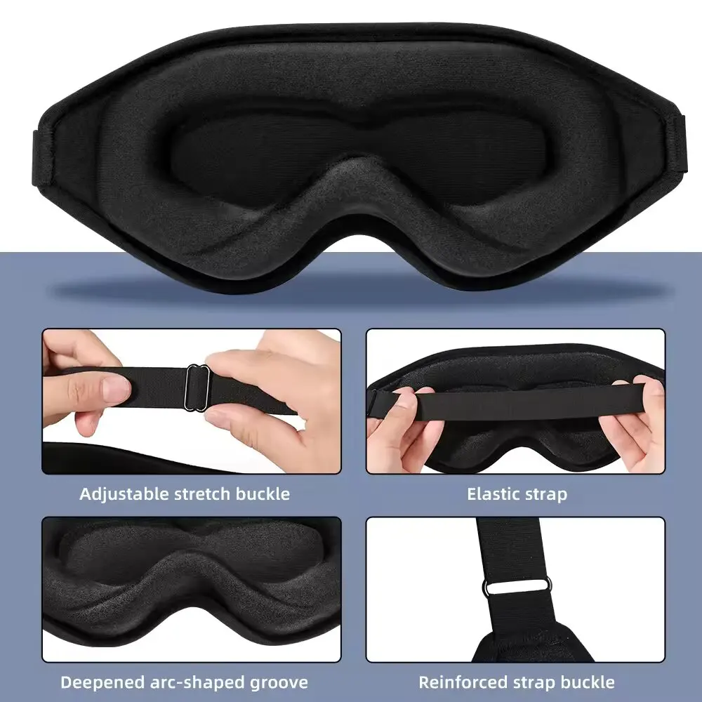 Nova Máscara de Olhos 3D para  - Sleep Eye Mask 3D avaliação e preço